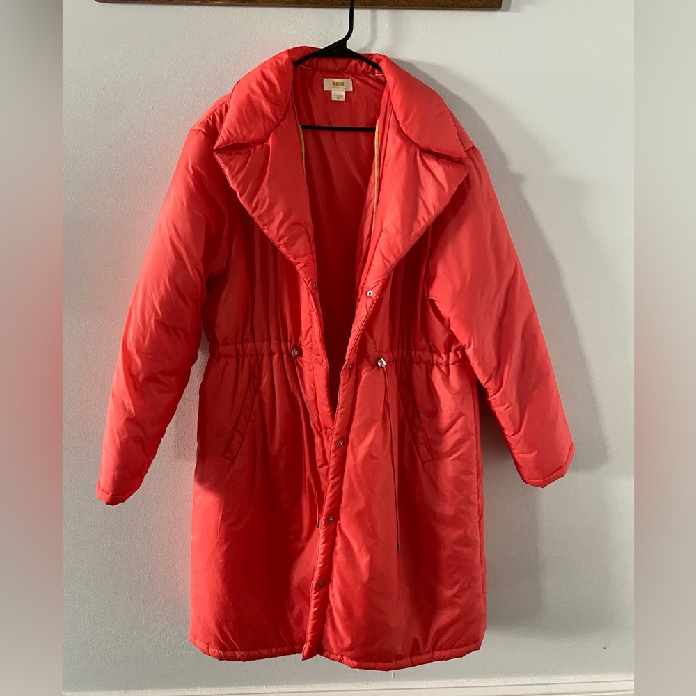 Anthropologie Maeve Cinched Puffer XL